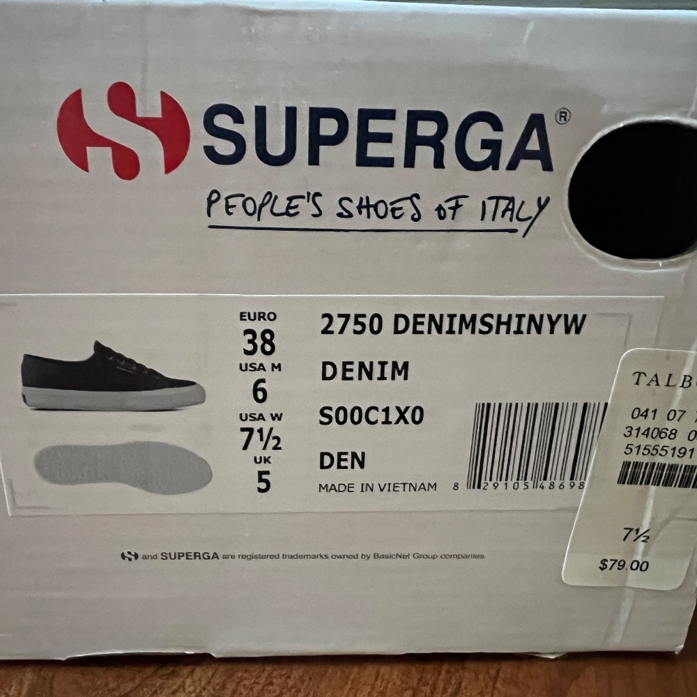 Superga Sneakers Size 7.5 - Picture 3 of 4